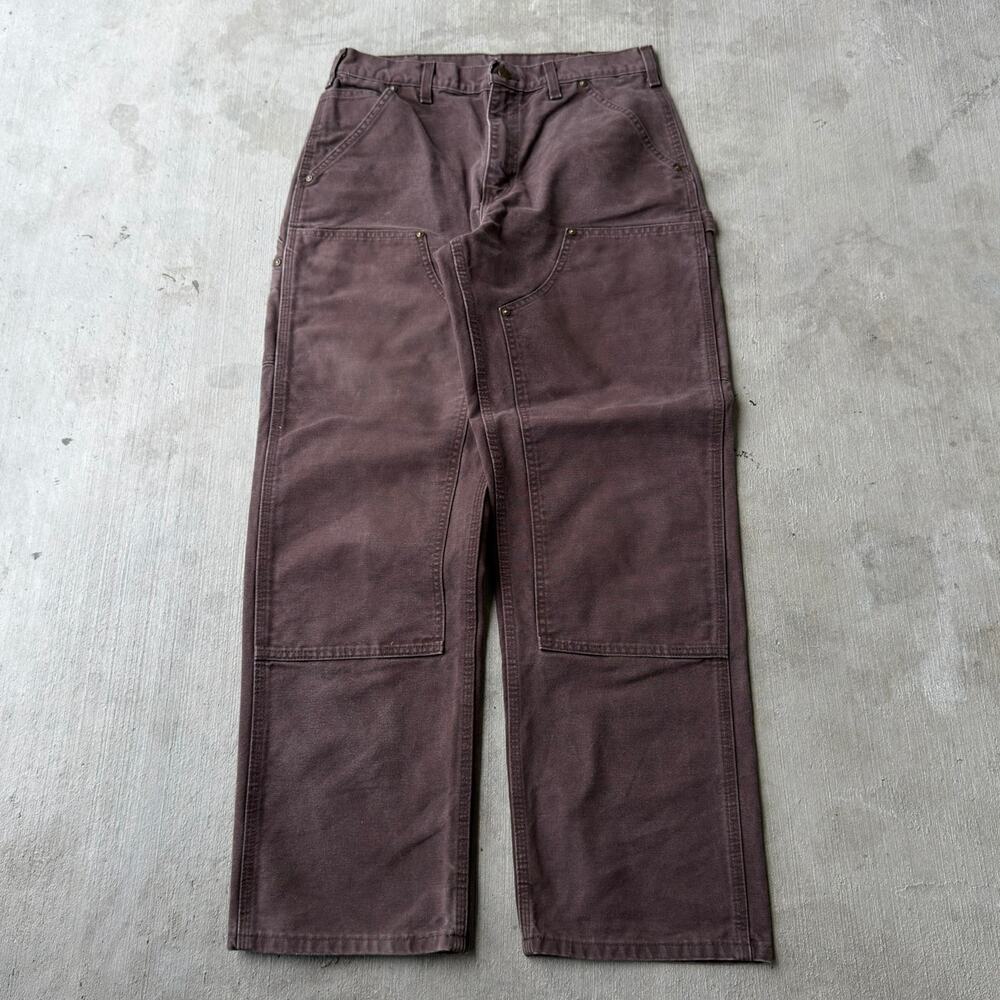 Carhartt brown double knee work wear carpenter pants